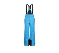 Killtec Gandara Jr Pantalon Fonctionnel avec Plastron Amovible, Pare-Neige et Protection des Bords Girls, Azur, 8-9 Ans