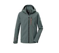 Killtec Garçon Veste softshell/veste outdoor avec capuche KOS 143 BYS SFTSHLL JCKT, naturgrün, 176, 44088-000