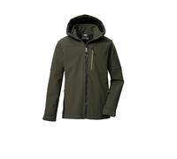 killtec Garçon Kow 226 Bys Sftshll Jckt Veste Softshell Avec Capuche, Dark Olive, 128 EU