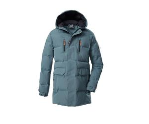 killtec Garçon Kow 238 Bys Qltd Prk Parka Outdoor/parka Matelassée/parka Fonctionnelle En Aspect Duvet Avec Capuche, Smoke Blue, 164 EU