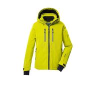 killtec Garçon Ksw 191 Bys Jckt Veste De Ski Fonctionnelle Avec Capuche Et Jupe Pare-neige, Citron Vert, 164 EU
