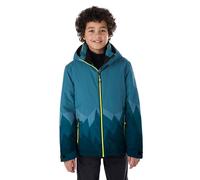 killtec Garçon Ksw 383 Bys Jckt Veste De Ski Fonctionnelle Avec Capuche Et Jupe Pare-neige, Océan, 152 EU