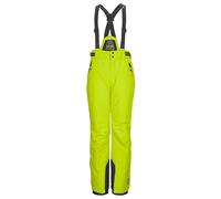 killtec Garçon Pantalon de Ski/Fonctionnel avec bavette Amovible, Protection des Bords et Jupe Pare-Neige KSW 214 BYS Ski PNTS, Neon-Gelb, 164, 43651-000