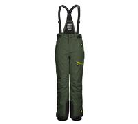 killtec Garçon Pantalon de Ski/Pantalon Fonctionnel avec Braguette Amovible, Protection des Bords et Jupe Pare-Neige KSW 195 BYS Ski PNTS, Dunkel waldgrün, 164, 43479-000