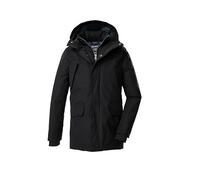 killtec Garçon Parka fonctionnelle/parka avec capuche en look 2 en 1 KOW 234 BYS PRK, schwarz, 176, 43586-000