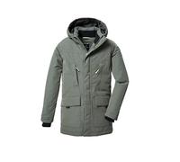 killtec Garçon Parka fonctionnelle/parka imperméable avec capuche KOW 378 BYS PRK, moos, 140, 42171-000