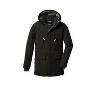 killtec Garçon Parka fonctionnelle/parka imperméable avec capuche KOW 378 BYS PRK, schwarz, 128, 42171-000