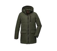 Killtec Garçon Parka matelassée à capuche/veste d'hiver déperlante KOW 135 BYS QLTD PRK, dark olive, 176, 39877-000
