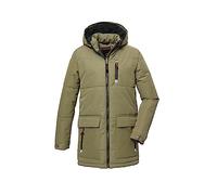 killtec Garcon Parka matelassée à capuche/veste d'hiver déperlante KOW 135 BYS QLTD PRK, khaki, 164, 39877-000