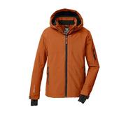 killtec Garçon Veste de ski/fonctionnelle avec capuche et jupe pare-neige KSW 202 BYS SKI JCKT, rost, 164, 43469-000