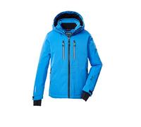 killtec Garçon Veste de ski/veste fonctionnelle avec capuche et jupe pare-neige KSW 191 BYS SKI JCKT, sky, 164, 43474-000