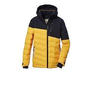killtec Garcon Veste de ski/veste matelassée avec capuche et pare-neige KSW 172 BYS SKI QLTD JCKT, dark yellow, 152, 39894-000
