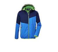 killtec Garcon Veste fonctionnelle 2 couches/veste d'extérieur avec capuche KOS 330 BYS JCKT, blue, 128, 41467-000