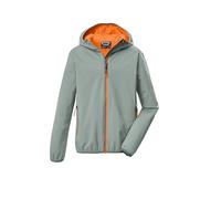 Killtec Garçon Veste fonctionnelle/pluie imperméable avec capuche et Magic Print KOS 145 BYS JCKT, helles naturgrün, 116, 44090-000