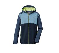 Killtec Garçon Veste fonctionnelle/Veste de pluie imperméable avec capuche KOS 147 BYS JCKT, dunkelblau, 128, 44092-000