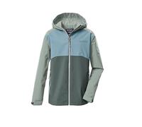 killtec Garçon Veste fonctionnelle/Veste de pluie imperméable avec capuche KOS 147 BYS JCKT, helles naturgrün, 140, 44092-000