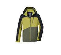 killtec Garçon Veste fonctionnelle/veste outdoor avec capuche et jupe pare-neige KOW 370 BYS JCKT, schwarz, 176, 42164-000