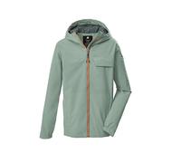 killtec Garçon Veste fonctionnelle/veste outdoor imperméable avec capuche KOS 125 BYS JCKT, helles naturgrün, 176, 44147-000