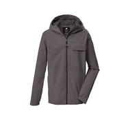 killtec Garçon Veste fonctionnelle/veste outdoor imperméable avec capuche KOS 125 BYS JCKT, taupe, 116, 44147-000