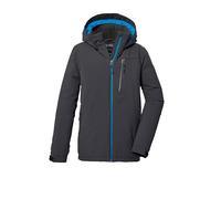 killtec Garcon Veste fonctionnelle avec capuche/veste d'hiver imperméable KOW 159 BYS JCKT, black blue, 128, 40915-000