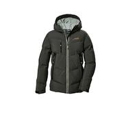killtec Garçon Veste matelassée/d'hiver avec capuche KOW 374 BYS QLTD JCKT, dark moss, 116, 42167-000