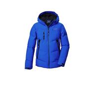 killtec Garçon Veste matelassée/d'hiver avec capuche KOW 374 BYS QLTD JCKT, neon blue, 140, 42167-000