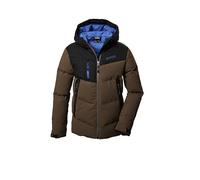 killtec Garçon Veste matelassée/d'hiver avec capuche KOW 376 BYS QLTD JCKT, braun, 128, 42212-000