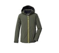 killtec Garçon Veste outdoor/fonctionnelle avec capuche KOW 221 BYS JCKT, dunkeloliv, 140, 43507-000