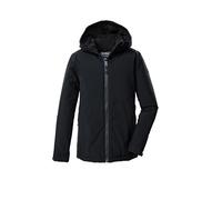 killtec Garçon Veste outdoor/fonctionnelle avec capuche KOW 221 BYS JCKT, schwarz blau, 128, 43507-000