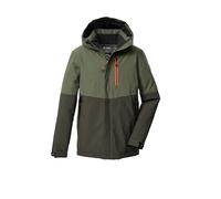 killtec Garçon Veste outdoor/fonctionnelle avec capuche KOW 222 BYS JCKT, oliv, 140, 43508-000