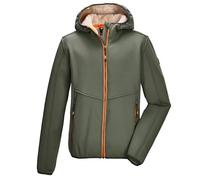 killtec Garçon Veste polaire avec capuche KOW 240 BYS FLC JCKT, oliv, 176, 43703-000