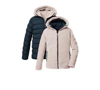 killtec Garçon Veste réversible à l'aspect du duvet/veste matelassée avec capuche KOW 231 BYS JCKT, nachtblau, 164, 43551-000