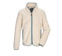 killtec Garçon Veste sherpa/polaire avec col montant KOW 241 BYS FLC JCKT, ecru, 140, 43572-000