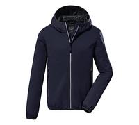 Killtec Garçon Veste softshell à capuche, compressible - KOS 167 BYS SFTSHLL JCKT, dark navy, 140, 38365-000