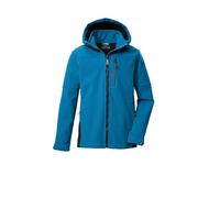 killtec Garçon Veste softshell avec capuche KOW 226 BYS SFTSHLL JCKT, azur, 128, 43515-000