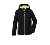 Killtec Garcon Veste softshell/veste d'extérieur avec capuche KOS 321 BYS SFTSHLL JCKT, black, 128, 41553-000