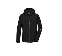 killtec Garçon Veste softshell/veste outdoor avec capuche KOS 143 BYS SFTSHLL JCKT, schwarz, 140, 43255-000