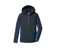 killtec Garçon Veste Technique Imperméable Pare-neige KOW 223 BYS JCKT | Imperméabilité 10 000 mm | Coutures soudées | Polaire douce capuche et dos | Réfléchissants | Poches zippées