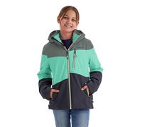 killtec Girl´s Kow 170 Grls Jckt Veste Fonctionnelle Avec Capuche Et Pare-neige D'extérieur Imperméable, Dark Peppermint, 128 EU
