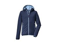 killtec Girl's Veste fonctionnelle/veste d'extérieur à 2 couches avec capuche, compressible KOS 229 GRLS JCKT, dark blue, 116, 39647-000