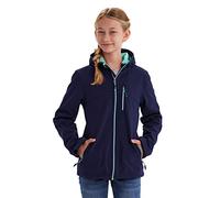 Killtec girls Veste softshell/veste de plein air avec capuche - Veste softshell pour fille, dunkelnavy, 176, 37769-000