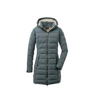 Killtec Gw 13 WMN Qltd Prk Fonctionnelle/Parka matelassée avec Capuche zippable, Aquaverde, Taille 38 Femme