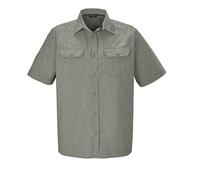 killtec Homme Chemise Fonctionnelle/Chemise à Manches Courtes/Chemise d'extérieur KOS 47 MN WVN SHRT, helloliv, S, 42843-000