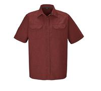 killtec Homme Chemise Fonctionnelle/Chemise à Manches Courtes/Chemise d'extérieur KOS 47 MN WVN SHRT, Ziegelrot, XXL, 42843-000