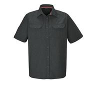 killtec Homme Chemise Fonctionnelle/Chemise à Manches Courtes/Chemise d'extérieur KOS 47 MN WVN SHRT, dunkelgrün, M, 42843-000