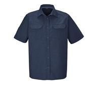killtec Homme KOS 47 MN WVN Shrt Chemise Fonctionnelle À Manches Courtes D'extérieur, Dark Blue, XL EU