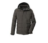 Killtec Homme Kow 87 Mn Qltd Jckt Veste Matelassée Avec Capuche Amovible, Green Anthracite, L EU