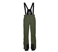 killtec Homme Ksw 100 Enosh MN Pnts Pantalon De Ski/Fonctionnel avec Bretelles Amovibles, Protection des Bords Et Jupe Pare-Neige, Forest Green, XL EU