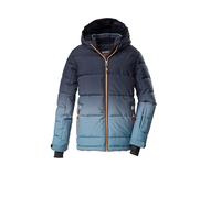 Killtec Homme Ksw 252 Mn Qltd Jckt Veste Matelassée D'hiver Avec Capuche Et Jupe Pare-neige, Smoke Blue/Black Blue, M EU