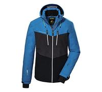 Killtec Homme Ksw 45 Mn Jckt Veste de ski veste fonctionnelle avec capuche amovible et pare neige, black blue, L EU